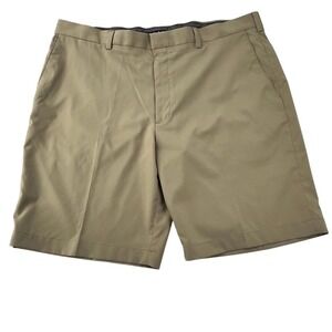 Ben Hogan Performance Chino Golf Shorts Flat Front Mens Size 40 Pockets
